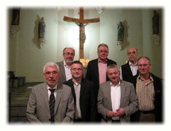 Vorstand der "Freunde der Pfarrkirche St. Johannes" Treis